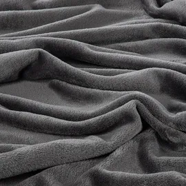 nyvi Winter Bettwäsche Set DreamScience Cashmere Touch - Kuschelweich & Wärmend - Mit Reißverschluss Größe:135x200 + 80x80 cm anthrazit