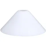 H4L Schusterglas Ø 220mm Lampenglas Weiß Opalglas Ersatzglas Leuchtenglas rund Glasschirm Schusterschirm E27