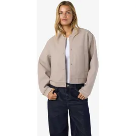 Noisy May Damen Nmeddi L/S Bomber Jacket FWD Noos, Silver Lining, l - L