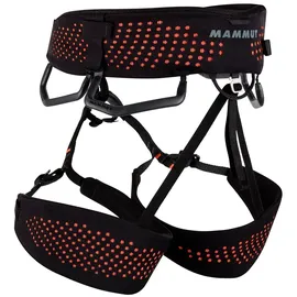 Mammut Comfort Fast Adjust Klettergurt Schwarz/Safety Orange