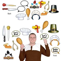 14 Happy Thanksgiving Foto Requisiten