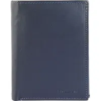 Excellanc Herren Geldbörse aus Echtleder. Format 10 x 12 cm. - Blau