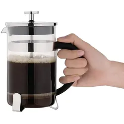 Gastronoble Olympia French Press Edelstahl und Glas 80cl