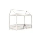 Lifetime Hausbett 4-in-1 207 x 179 x 124 cm Kiefer massiv weiß