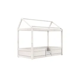 Lifetime Hausbett 4-in-1 207 x 179 x 124 cm Kiefer massiv weiß