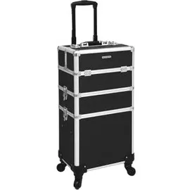 Songmics 3-in-1 Kosmetik-Trolley schwarz