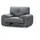 beautysofa RELAXSESSEL Omega grau