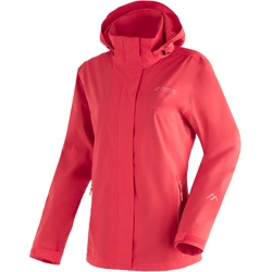 Maier Sports Damen Metor Rec Regenjacke (Kurzgrößen), 24 - watermelon/tulip