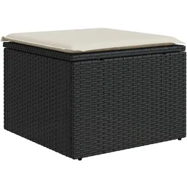 vidaXL Garten-Lounge-Set 8-tlg. schwarz