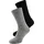 heatkeeper Wandersocken 2 Paare Grau/Schwarz 36-41