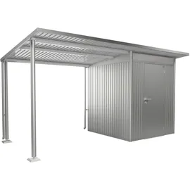 Biohort Seitendach für Gerätehaus AvantGarde A1/A5 Gr. L Silber-Metallic