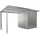 Biohort Seitendach für Gerätehaus AvantGarde A1/A5 Gr. L Silber-Metallic
