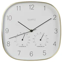 WellHome - Wanduhr mit Goldrahmen Ø28,5x4cm
