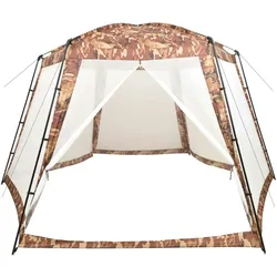 vidaXL Pool-Zelt Stoff 500x433x250 cm Tarnfarben