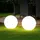 just light. Kugelleuchte Kunststoff D 20x51 cm 2er Set weiß