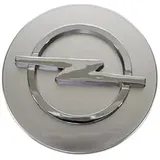 SJSMZX Auto Nabendeckel für Opel Antara 2006-2016, 4 Stück Nabenkappen Radnabenabdeckung Radnabenkappen Felgenkappen Felgendeckel Radnabendeckel Radkappen Logo Zubehör,60mm-Silver