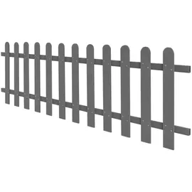 vidaXL Lattenzaun WPC 200 x 60 cm grau