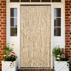 Insektenschutz-Vorhang Beige 100x220 cm Chenille