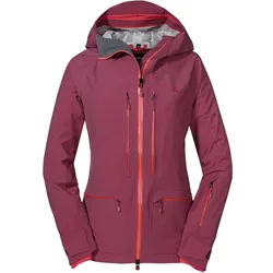SCHÖFFEL Damen Jacke 3L La Grave, red moscato, 40