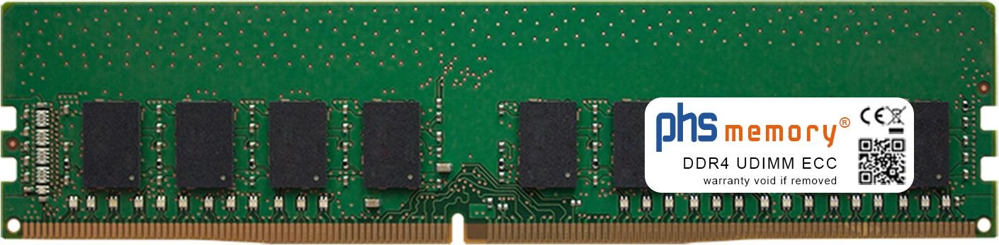PHS-memory 16GB RAM Speicher für Asus PRIME B350-PLUS DDR4 UDIMM ECC 2400MHz (1 x 16GB), RAM Modellspezifisch