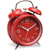 Eachui Doppelglockenwecker rot