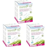 MASMI NATURAL COTTON Bio Slipeinlagen Ultra (Packung mit 3)