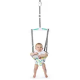 Bright Starts Bright Starts, Playful Parade Türhopser, einfach anzubringen, kein Werkzeug erforderlich, auch für unterwegs geeignet, mit Taggies Schlaufen zum Greifen, Ziehen und Spielen, 6 - 12 monate