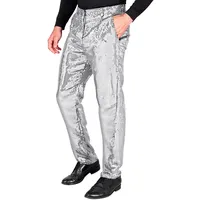 W WIDMANN MILANO Party Fashion - Party Fashion Paillettenhose für Herren, Disco Fever, Schlagermove, Herrenhose