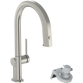 Hansgrohe Aqittura M91 Einhebelmischer Edelstahl