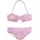 Buffalo Bandeau-Bikini Karo Kids Rosa/Weiß 122/128