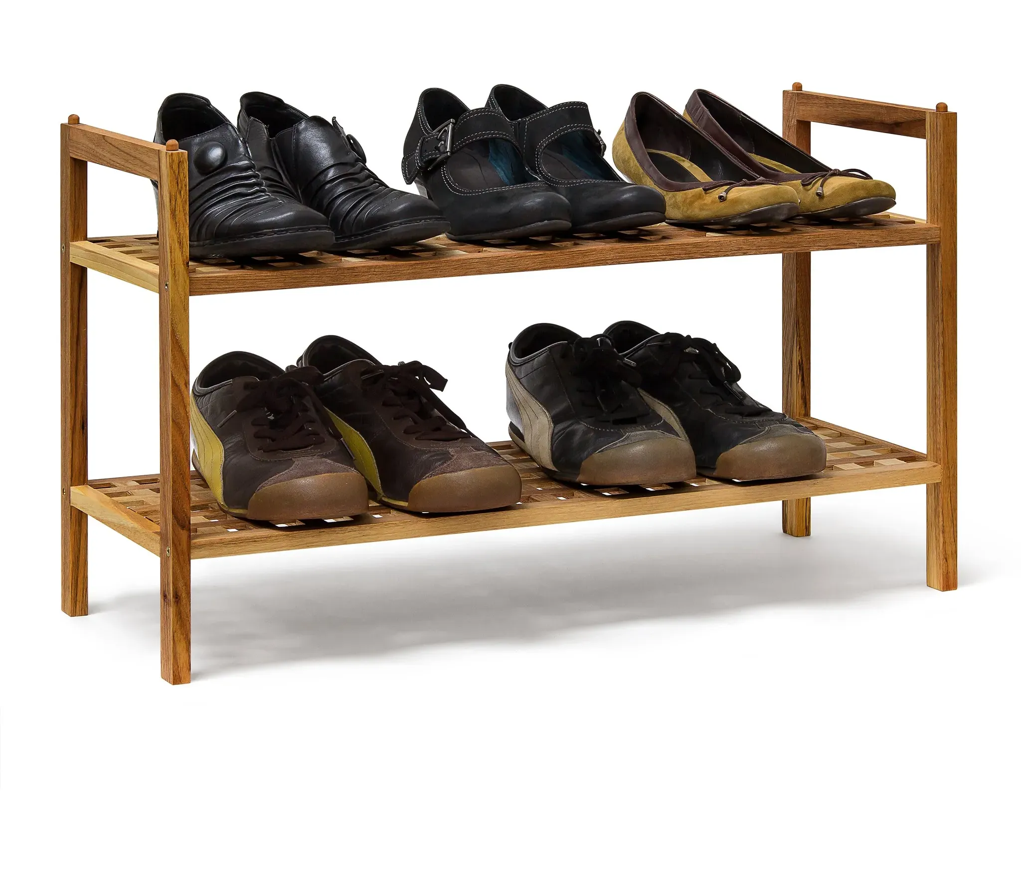 schuhregal walnuss