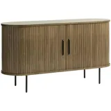 Xora Sideboard Eiche dunkel, - 140x76x45 cm