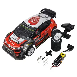 AMEWI RC-Auto Citroen C3 WRC Rallye 4WD RTR rot/schwarz (21126)