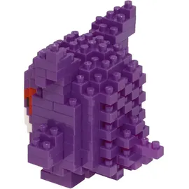 Nanoblock NBPM007 Pokemon Gengar, Colourful, Bandai