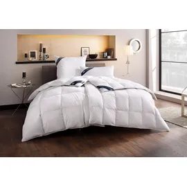 Haeussling Daunenbettdecke HAEUSSLING "Kristall Edition", weiß, B:200cm L:220cm, Bezug: 100% Baumwolle. Füllung: 60% Daunen, 40% Federn, Bettdecken