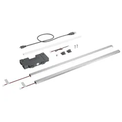 AvanTech YOU Illumination Designprofil, Edelstahl Optik, NL 500 mm