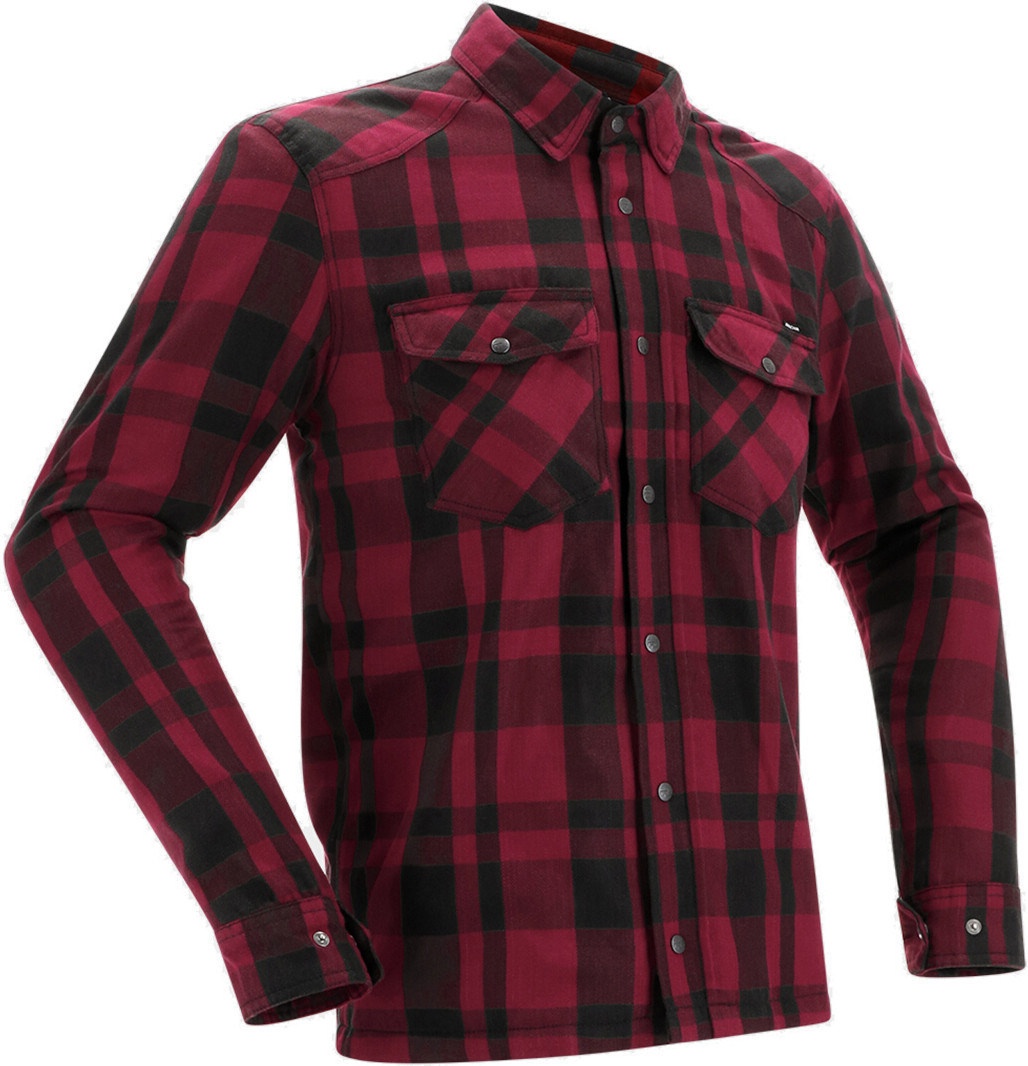 Richa Forest Motorfiets Shirt, zwart-rood, 2XL Voorman