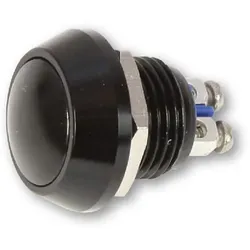 HIGHSIDER Edelstahl Taster (M12), schwarz
