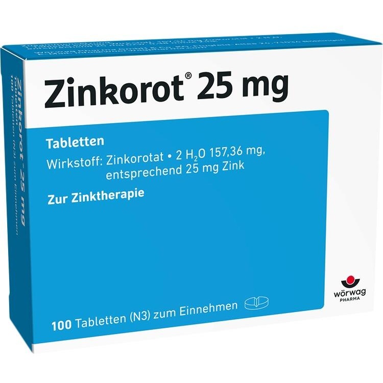 zinkorot 25 100 tabletten