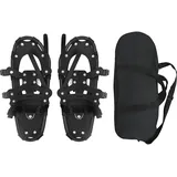 vidaXL 3 in 1 Schneeschuhe Schwarz M