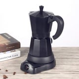 SanBouSi Espressokocher Elektrische Kaffeemaschine Camping Mokka Maschine für 6 Tassen (300ml)