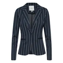 ICHI IHRUTI BL7 - 20114585 Gestreifter Blazer in nachtblau | Gr.: XS