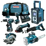 12tlg. MAKITA 18V Profi Akku Werkzeug Set DUC302Z 36V Akkukettensäge Kettensäge