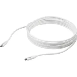 Startech StarTech.com USB-C Usb-C Cable W/ 5A Pd - M/M - White - 4 M (13 Ft.), USB2C5C4MW