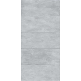 BREUER Duschrückwand Große Fliese grau Dekor 100 x 255 cm
