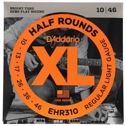 D’Addario EHR310 - Half Rounds, Regular Light | 010-046 - Saiten E-Gitarre