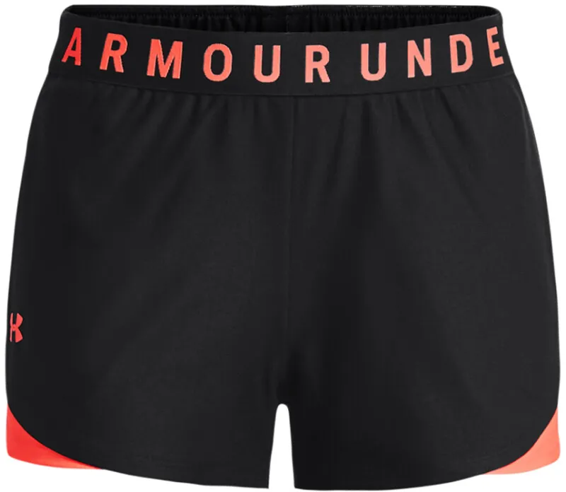 UNDER ARMOUR Play Up Trainingsshorts 3.0 Damen 049 - black/after burn/after burn XL