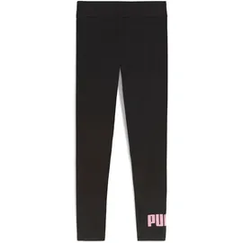Puma ESS 2 Color No.1 Logo Leggings Schwarz/Poised Pink 176