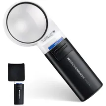 Eschenbach 15115 Handlupe mit LED-Beleuchtung Vergrößerungsfaktor: 5 x Linsengröße: (Ø) 58mm