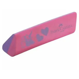 Faber-Castell Dreieckiger Radiergummi Einhorn lila/pink